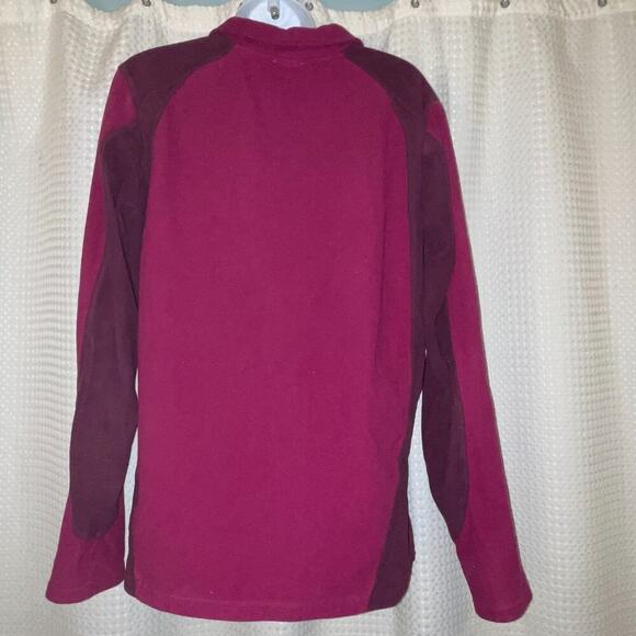 Women’s XL Fleece Sweatshirt The North Face Purple TKA-100 Lightweight - Picture 2 of 8